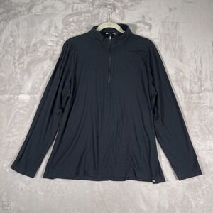 Travis Mathew Men's Sweater Quarter Zip Golf Performanc *Branded* XXL Black